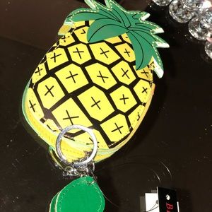 Pineapple pouch key & bag charm